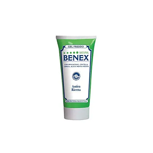 Erboristeria Magentina Natural Benex Gel 50 ml - Kühlendes Bein-Gel - Unisex - Aktive Menschen und Reisende