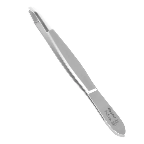 Niegeloh Solingen Pinzette, gebogen, rostfrei - Hochwertige Pinzette aus rostfreiem Edelstahl, 9 cm – ideal für präzises Fassen von Haaren und Partikeln. Ergonomisches Design für komfortable Handhabung und Langlebigkeit. Qualität aus Solingen, für perfekte Ergebnisse.