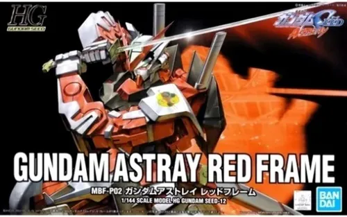 Bandai 1/144 Hg Gundam Seed # 12 MBF-P02 Astray Red Rahmen Modell Set 03579