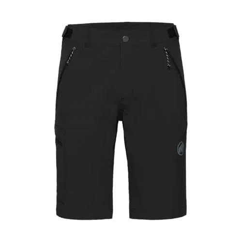 Mammut Runbold IV Shorts Men black (0001) 48 - Wanderhosen für Herren, ideal für Reisen und Outdoor-Aktivitäten. Strapazierfähiges, hochelastisches Material sorgt für Bewegungsfreiheit und Atmungsaktivität. Umweltschonendes Design mit UV-Schutz und praktischen Taschen.