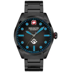 Swiss Military Hanowa Herren Analog Quarz Uhr SMWGB2101302 - Armbanduhren für Herren, elegante Edelstahl Uhr mit 10 bar Wasserdichtigkeit - ideal für Schwimmen und Schnorcheln.