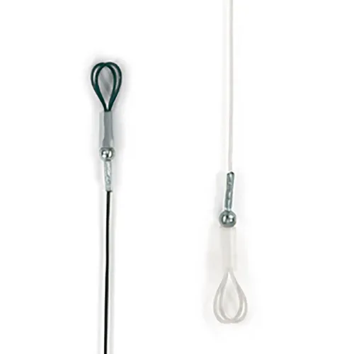 Dünnes Brillenband/Brillenkordel aus Silikon in Transparent mit Gummi-Schlaufen