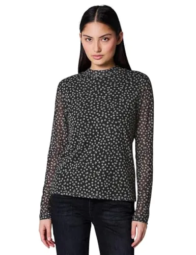 Street One Studio Damen Gemustertes Mesh-Shirt