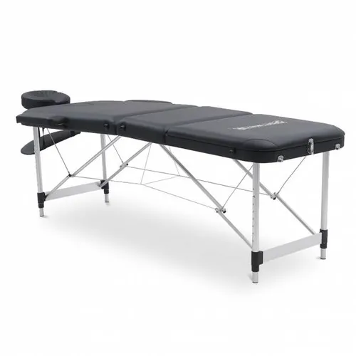 SPORTINATOR® Premium 3 Zonen Massageliege - Massageliege mit 4 cm Polsterung für optimalen Liegekomfort, flexible Höhenverstellung und belastbar bis 180 kg – ideal für professionelle Anwendungen.