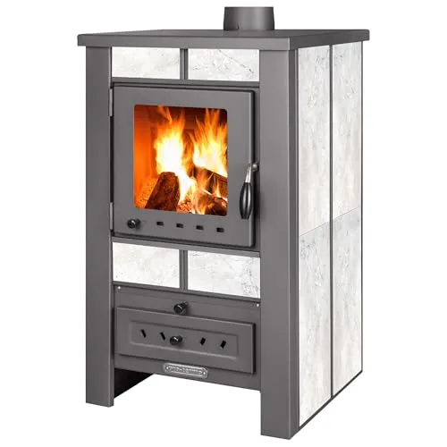 ProTermo Alpina G Weiß Kaminofen mit Schamottstein