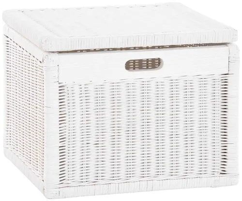 Krines Home Wäschekorb LK 73 Top Klein Weiss in weiß von Krines Home