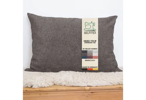 Zierkissen Braun von Selfitex
