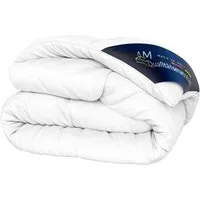 DormiGood Winterdaunendecke 135x200 cm - 100% Daunen für extra Wärme - Bettdecken: Hochwertige Winterdaunendecke (135x200cm) aus 100% französischer Landdaune, ideal für kalte Nächte, atmungsaktiv und waschbar.