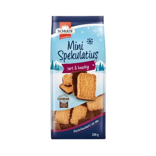GOURVITA DE Schulte Mini-Spekulatius Schoko, 200g