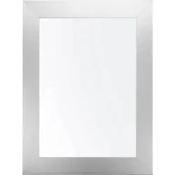 Gift Decor S3605900 Spiegel Silber, 38 x 48 cm - Dekorative Wandspiegel mit eleganten Design, bruchsicher und robust, ideal für jeden Raum.