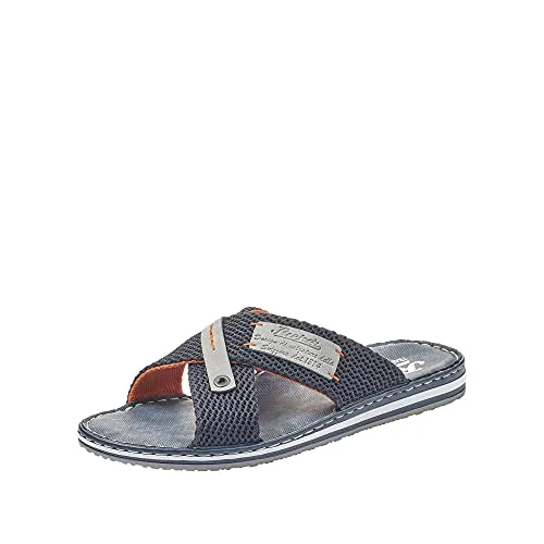 Rieker Herren Sandalen 21539 - Clogs & Pantoletten für Herren, mit komfortabler Laufsohle und weicher Innendecksohle für optimalen Tragekomfort.