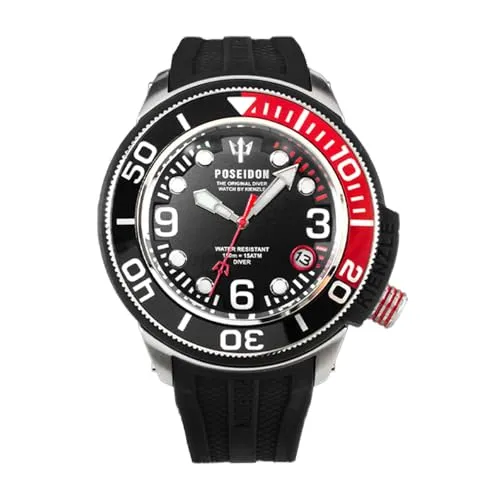 Kienzle POSEIDON 24, Schwarz Rot, Modern