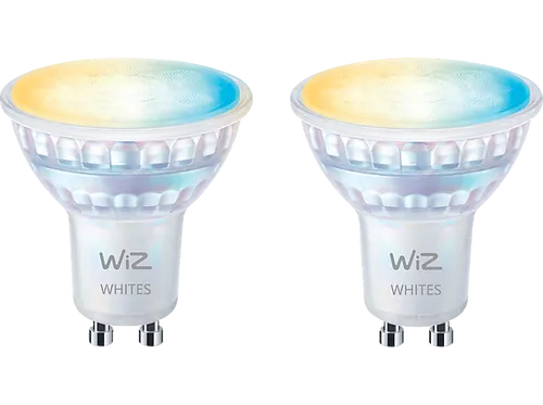WIZ GU10 Tunable White 60W Glas Zweierpack Smarte LED Kalt-Warmweiß