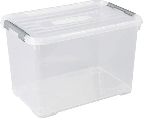 Curver 243865 Kunststoffbox HANDY geschlossen, stapelbar (B x H x T) 400 x 390 x 600mm Transparent 1St.