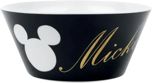 GEDA LABELS Müslischale Mickey gold glitzer 400ml in gold von Gedalabels