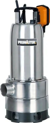Primaster Klar- / Schmutzwasser Tauchpumpe GKT 20000 l/h 8 m - Wasserpumpen, leistungsstarke Tauchpumpe mit einer Förderleistung von bis zu 20.000 l/h und einer maximalen Förderhöhe von 8 m – ideal für schnelle Entwässerung.
