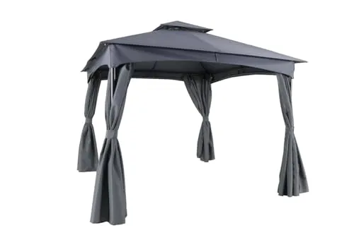 Ersatzdach Pavillon Maxim 300 x 300 cm Grau