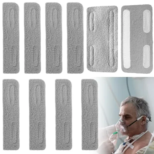 Nasenkanülen Ohrkissen Sauerstoffschlauch Nasenkanüle Ohrpolster Sauerstoff Kanüle Ohrenschutz Gehörschutz Nasenbrillen für Sauerstoff Weich Nasenbrille Schlauch 10 Stück