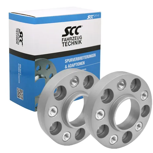2x Spurverbreiterung 25mm LK 5x100 50mm Ges. SSC Distanzscheibe D57,1mm Schwarz