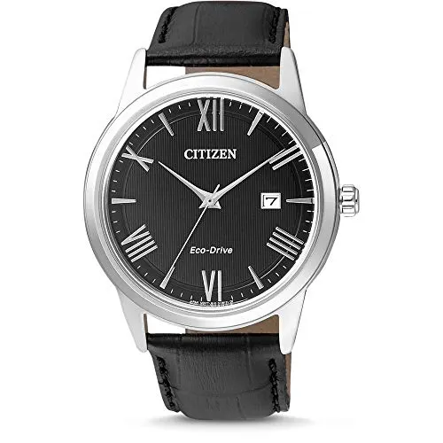 CITIZEN Herren Analog Quarz Uhr AW1231-07E - Elegante Armbanduhr mit Eco-Drive Technologie, Datumsfunktion und 240 Tagen Gangreserve - perfekt für den stilbewussten Mann.