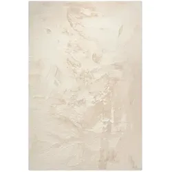 Produktbild benuta Nest Kunstfell-Teppich, Creme, Textil, Beton Optik, Rechteckig, 200x300 cm, Oeko-Tex® Standard 100, wasserabweisend, Teppiche & Böden, Teppiche