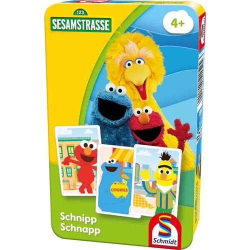 Schmidt Spiele. Sesamstraße Kartenspiel-Klassiker. Schnipp Schnapp. 4+. Neu.
