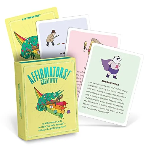 Affirmators! Creativity: 50 Affirmation Cards to Help You Help Yourself Without the Self-helpy-ness!