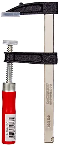 Brüder Mannesmann M 904-150 Bastler-Schraubzwinge 50 x 150 mm, 1 Stück, Mehrfarbig