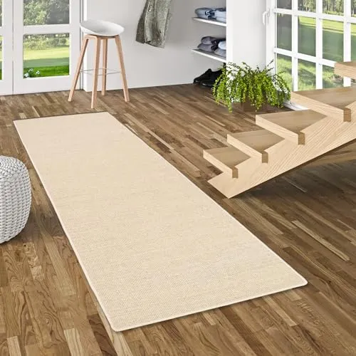 Snapstyle Sisal Natur Läufer Teppich Astra Hirse in 9 Größen