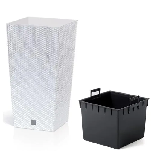 Blumentöpfe & Pflanzgefäße Weiß von Prosperplast