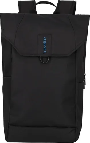 Travelite PATHWAY Handgepäck Rucksack 17,3 Zoll - Tagesrucksack aus recyceltem Polyester mit gepolstertem Laptopfach und praktischer Aufsteckfunktion für Trolleys, ideal für Reisen und den Alltag.