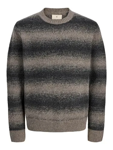 JACK & JONES Jprblutyler Knit Striped Crew Neck