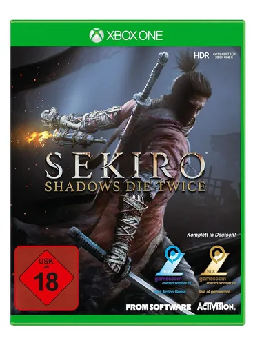 Sekiro: Shadows Die Twice - Xbox One - Action-Adventure-Spiel von FromSoftware, erleben Sie packende Kämpfe und Ninja-Fähigkeiten im Sengoku-Japan, während Sie Ihre Ehre zurückerlangen.