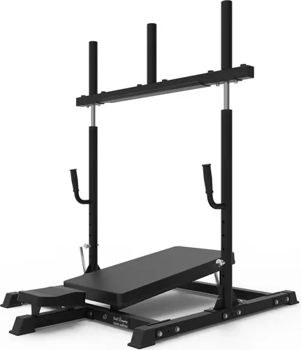 Vertikale, liegende Beinpresse - Effektives Beintraining - Kraftstationen mit stabiler Stahlkonstruktion und 5-facher Höhenverstellung für individuelles Training. Maximale Gewichtsbelastung von 350 kg, ideal für intensives Muskeltraining zu Hause.