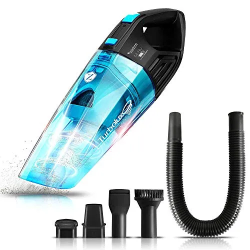 TurboTronic Zyklon Akku Handstaubsauger - 14,8V LI-IONEN Power, starke Saugkraft von 4000pa, beutellos und kabellos mit umfangreichem Zubehör