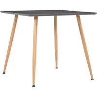 Produktbild vidaXL Esstisch Grau und Eichefarben 80,5x80,5x73 cm
