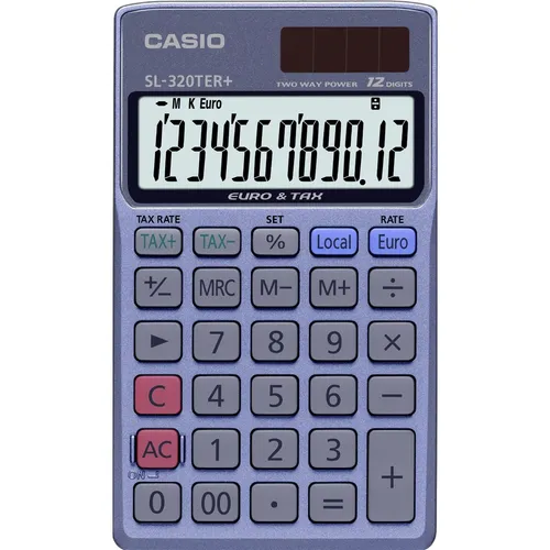 Casio Sl-320ter (Solarzellen, Batterien) (SL-320TER+) in blau von CASIO