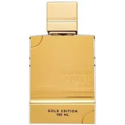 Al Haramain Amber Oud Gold Edition Eau de Parfum 120 ml - Unisex Duft mit provokantem, modernem Aroma, das Bergamotte, Melone und Moschus vereint. Ideal für edle Anlässe und besondere Momente.