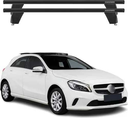 OMAC Dachträger für Mercedes A Klasse W176 2013-2018 - Dachgepäckträger aus hochwertigem Aluminium, abnehmbar, wasser- und windbeständig, ideal für Fahrräder, Ski und mehr. Perfekt für jedes Abenteuer!