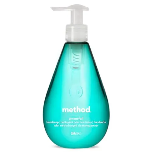 Method Flüssigseife für die Hände, sanfte Formel und Inhaltsstoffe natürlichen Ursprungs, recycelbare Flasche, Wasserfallduft, 354 ml