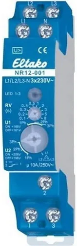 Eltako Netzüberwachungsrelais (22001330) - Überwachungsrelais für zuverlässige Netzüberwachung, ideal für Sicherheitsanwendungen