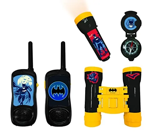 LEXIBOOK Batman Abenteuerset mit 2 Walkie-Talkies