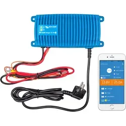 Victron Blue Smart IP67 Charger 24V/12A - Autobatterie-Ladegerät mit IP67-Schutz, Bluetooth-Funktion und 5-stufigem Ladevorgang. Ideal für Blei- und Lithium-Ionen-Batterien, mit automatischer Temperaturkompensation für optimale Leistung.
