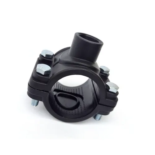 Anbohrschelle PP schwarz 50mm x 1/2