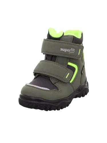 Superfit Winterstiefel HUSKY 1 Gore-Tex EUR 21 grün - Wanderschuhe für Kinder mit GORE-TEX-Membrane, die wasserdicht und atmungsaktiv ist. Der Klettverschluss sorgt für perfekten Halt und Anpassung, ideal für kalte, nasse Tage.