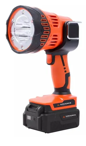 Yard Force Akku-LED-Punktstrahler LL C15W-EU, 20 V - Strahler & Flutlichter: Leistungsstarker 15 W LED Punktstrahler mit 1500 lm Lichtstrom, ideal für flexible Beleuchtung im Garten oder Außenbereich.