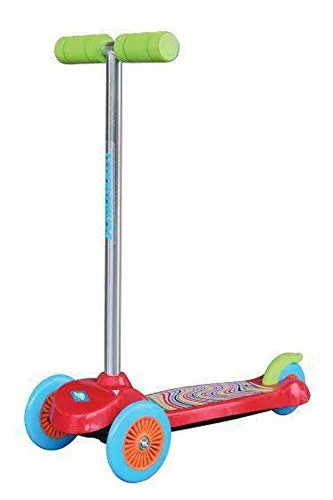 Schildkröt Kids Scooter Little 1 - Kinder-Scooter mit 3 Rädern, rot/bunt - Roller / Kickboards – Ideal für Kinder ab 3 Jahren mit 3 Rollen für mehr Stabilität und Sicherheit, abnehmbarer Lenker für einfachen Transport.