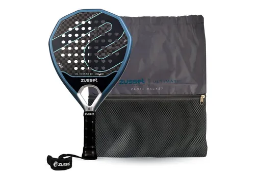 Zusset Padelschläger ULTIMATE 12K Carbon - Diamantform - Hochwertiger Padel Schläger aus 12K Carbon in Diamantform, ideal für präzise Schläge und hohe Leistung auf dem Platz.