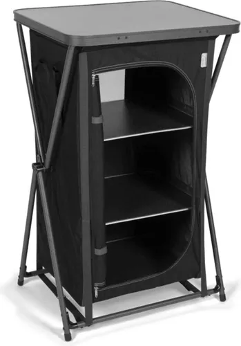 Kampa Amber Cupboard - Camping-Möbel mit 30kg Tragkraft, leicht und faltbar für einfachen Transport, ideal für Indoor und Outdoor Aktivitäten.