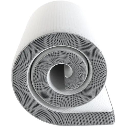 KNERST 7-Zonen Komfort Matratzentopper 160x200 cm in grau von KNERST